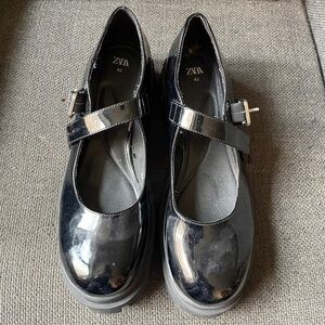 Zara Patent Leather Mary Janes